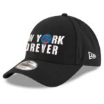 Youth New Era Black New York Knicks New York Forever Adjustable Hat