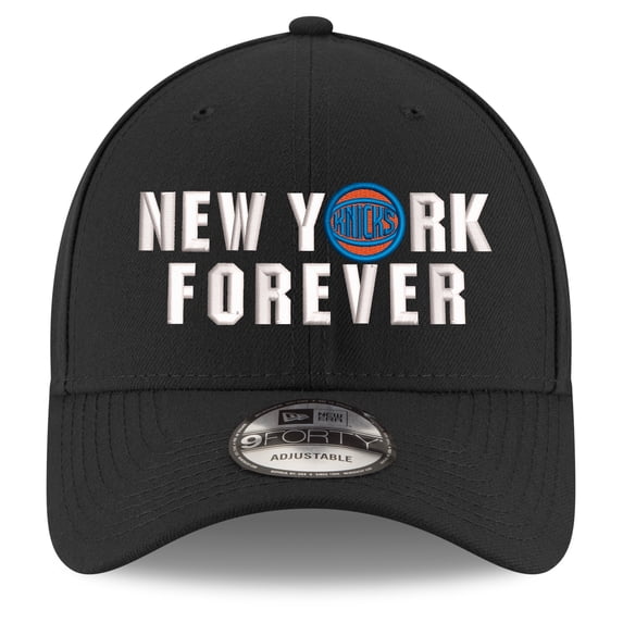 Youth New Era Black New York Knicks New York Forever Adjustable Hat