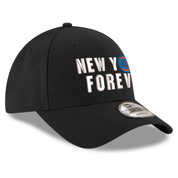 Youth New Era Black New York Knicks New York Forever Adjustable Hat
