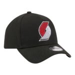 Youth New Era Black Portland Trail Blazers 9FORTY A-Frame Adjustable Hat