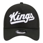 Youth New Era Black Sacramento Kings 9FORTY A-Frame Adjustable Hat