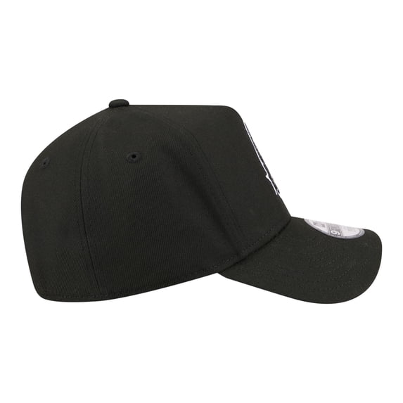 Youth New Era Black San Antonio Spurs 9FORTY A-Frame Adjustable Hat