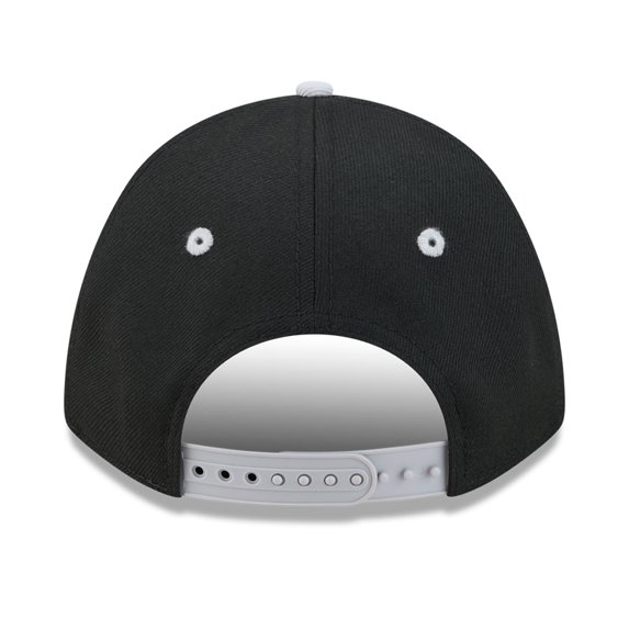 Youth New Era Black San Antonio Spurs Arch 9FORTY A-Frame M-Crown Adjustable Hat