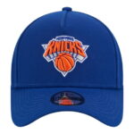 Youth New Era Blue New York Knicks 9FORTY A-Frame Adjustable Hat