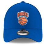 Youth New Era Blue New York Knicks Basketball Logo Adjustable Hat