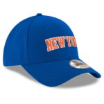 Youth New Era Blue New York Knicks Wordmark Adjustable Hat