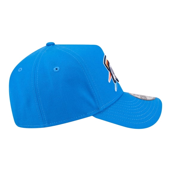 Youth New Era Blue Oklahoma City Thunder 9FORTY A-Frame Adjustable Hat