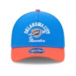 Youth New Era Blue Oklahoma City Thunder Arch 9FORTY A-Frame M-Crown Adjustable Hat
