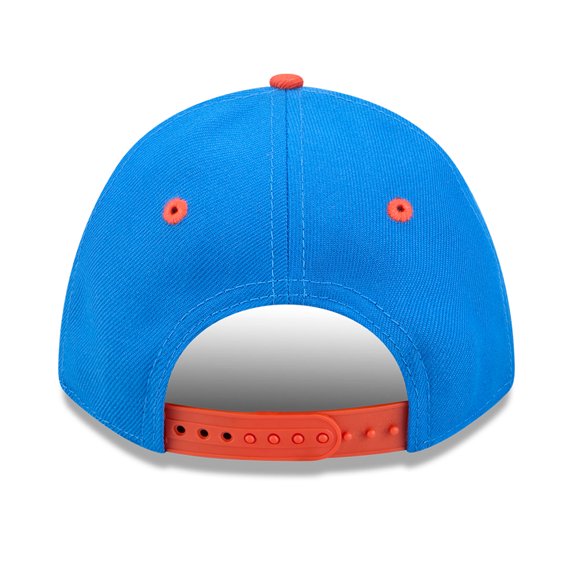 Youth New Era Blue Oklahoma City Thunder Arch 9FORTY A-Frame M-Crown Adjustable Hat
