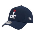 Youth New Era Blue Washington Wizards 9FORTY A-Frame Adjustable Hat