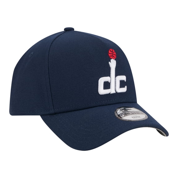 Youth New Era Blue Washington Wizards 9FORTY A-Frame Adjustable Hat