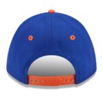 Youth New Era BlueOrange New York Knicks Arch 9FORTY A-Frame M-Crown Adjustable Hat