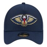 Youth New Era Navy New Orleans Pelicans 9FORTY A-Frame Adjustable Hat