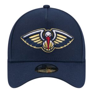 Youth New Era Navy New Orleans Pelicans 9FORTY A-Frame Adjustable Hat