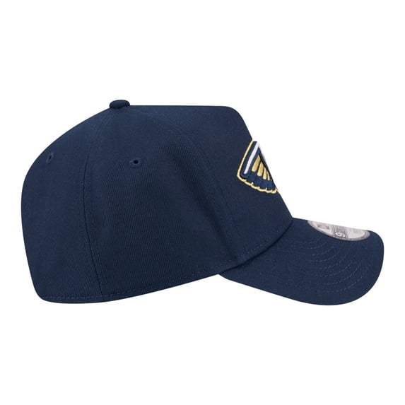 Youth New Era Navy New Orleans Pelicans 9FORTY A-Frame Adjustable Hat