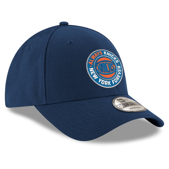 Youth New Era Navy New York Knicks New York Forever Adjustable Hat