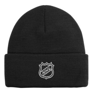 Youth Outerstuff Black Boston Bruins 2.0 Essential Cuffed Knit Hat