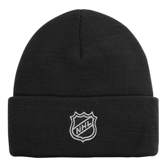 Youth Outerstuff Black Boston Bruins 2.0 Essential Cuffed Knit Hat
