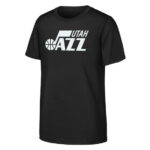 Youth Outerstuff Black Utah Jazz Primary Logo T-Shirt