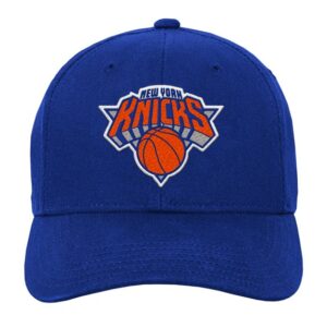 Youth Outerstuff Blue New York Knicks Adjustable Hat