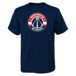 Youth Outerstuff Navy Washington Wizards Primary Logo T-Shirt