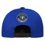 Youth Outerstuff WhiteBlack Minnesota Timberwolves Logo Three Pro Pinch Pre-Curved Adjustable Hat