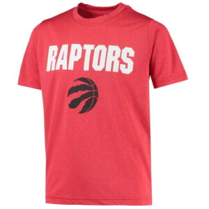 Youth Red Toronto Raptors Team & Logo T-Shirt